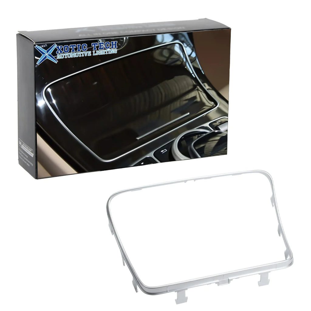 Class Tech 300 Frame Center Class W205 C300 C400 Benz GLC GLC W253 Ashtray Mercedes Xotic Chrome, 2016-2023 Storage 2015-2021 C Console Trim, with Box C63 Compatible