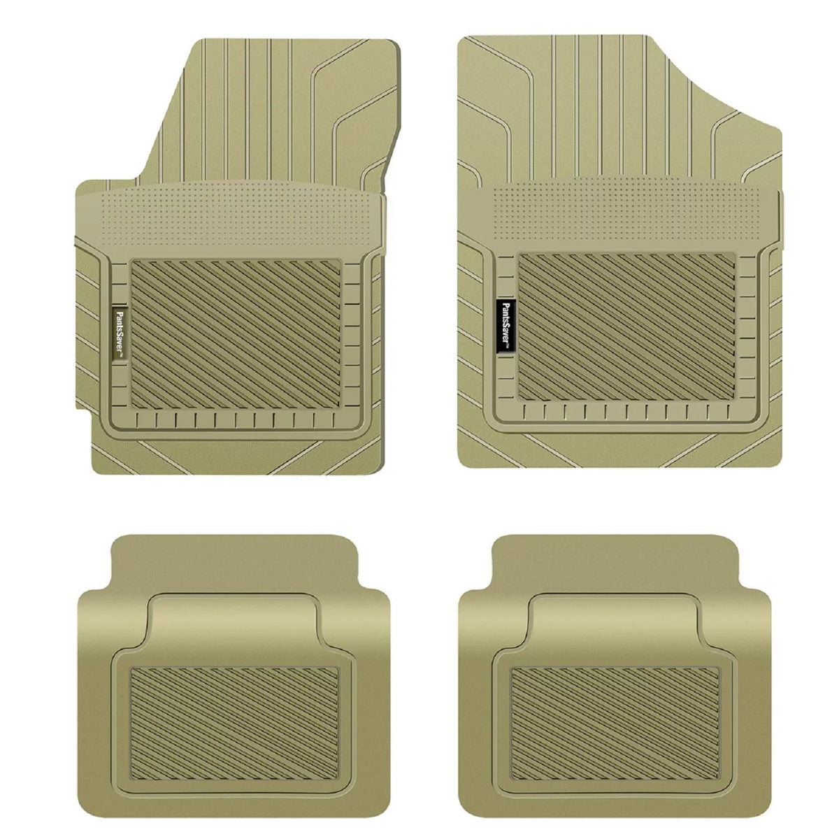 Custom -4 PantsSaver Piece GV80 (Beige) All Floor Fit Protection Genesis 2022-2023 Mats for Weather Set