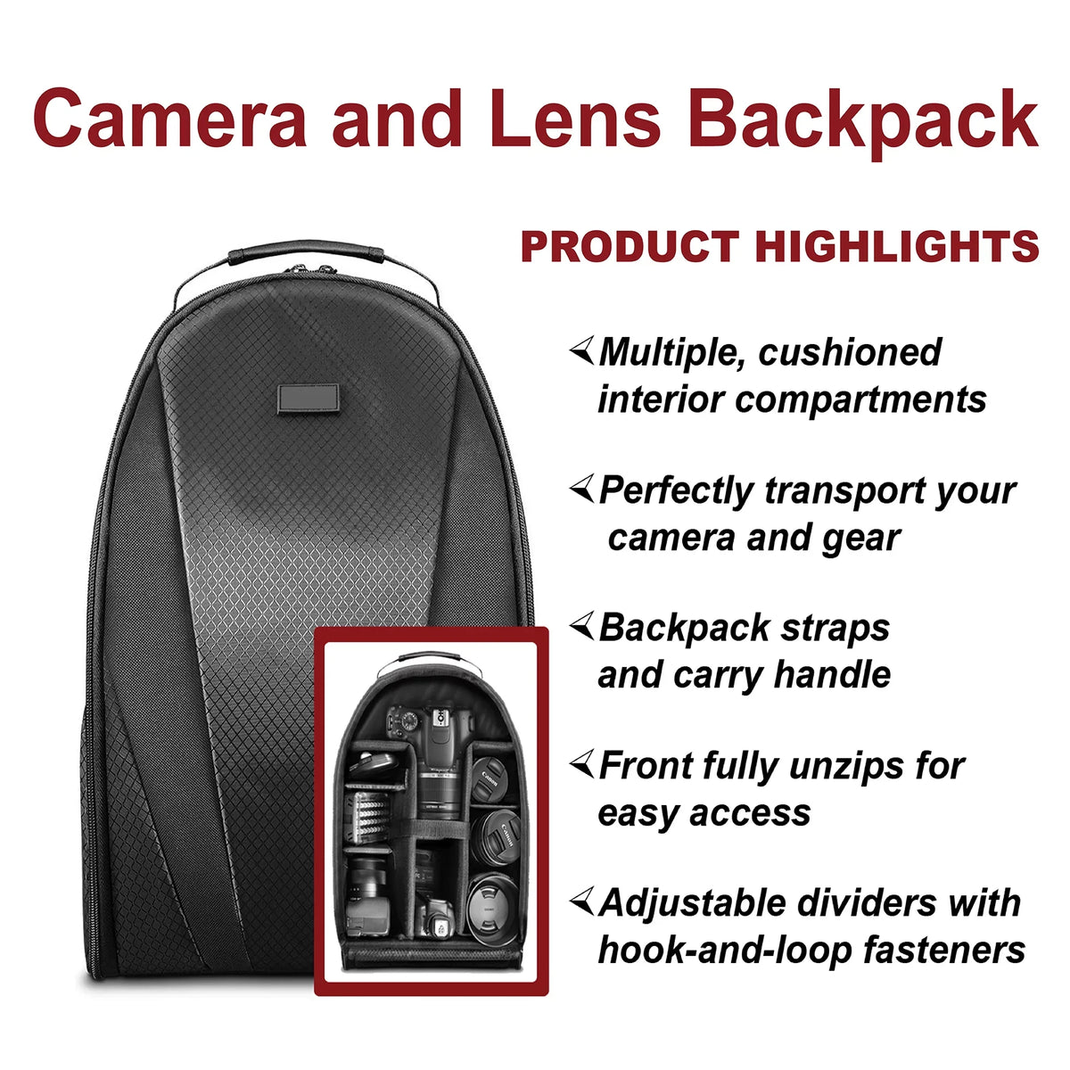 Mark SanDisk + ZeeTech with 2 Canon + + 128GB 5D 24-105mm Backpack Bundle Camera + Accessory Pack IV EOS 75-300mm DSLR Lens