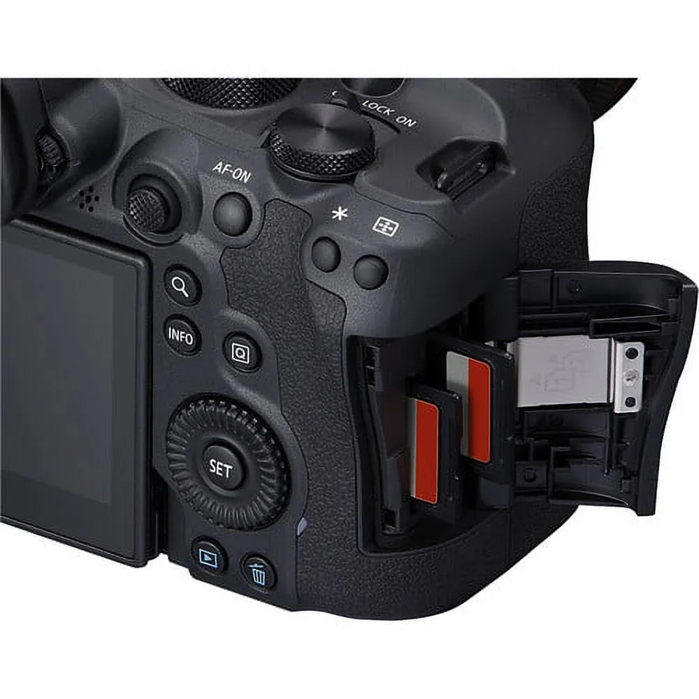 '+ Card LPE6 Card + + Battery (5666C018) Charger Reader Canon Corel 24-105mm Mirrorless Photo Memory + EOS + More + II Lens with f/4-7.1 External + Case 64GB Camera R6 Software Mark