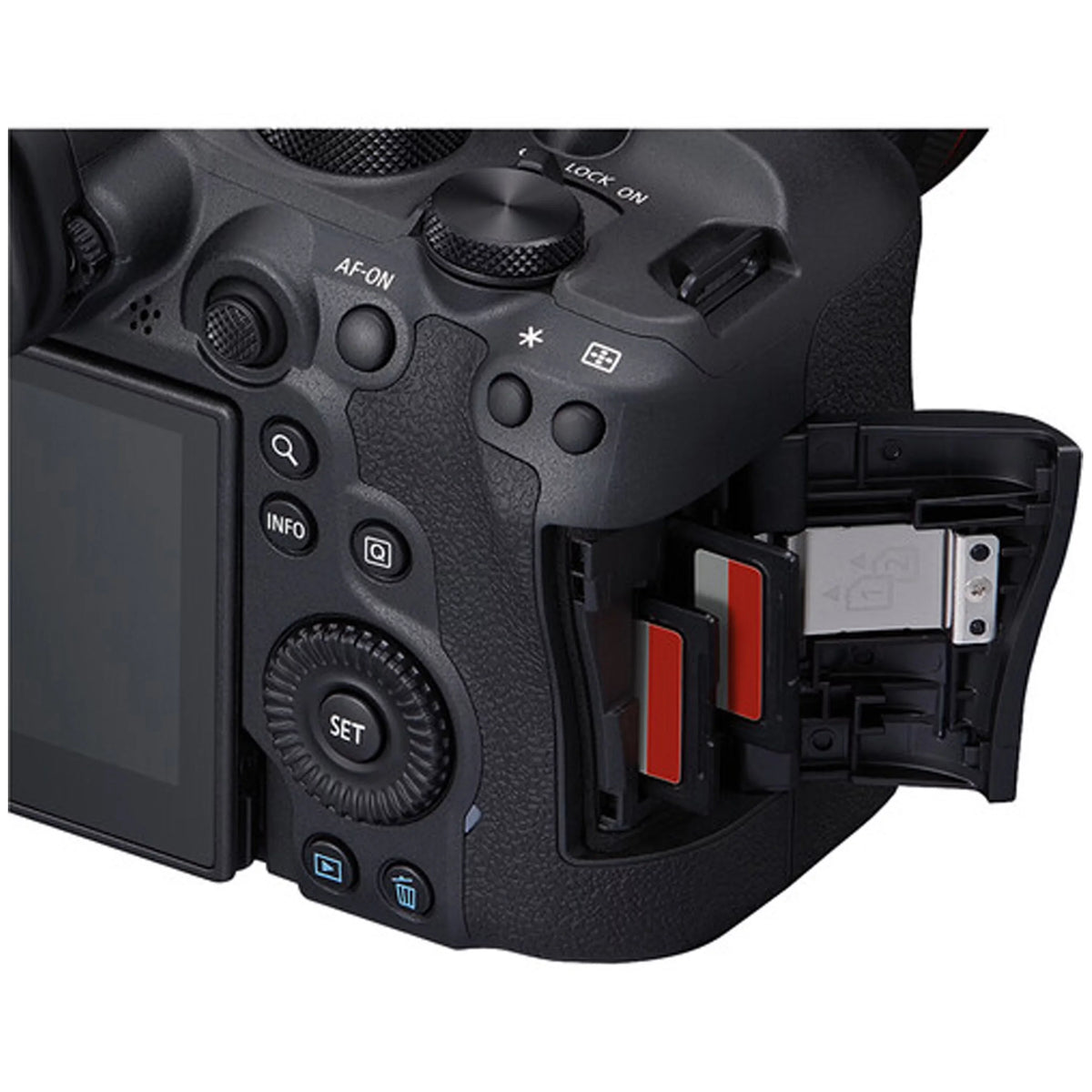 '+ Canon Canon Light More Mirrorless 24-105mm Video 64GB LED Lens f/4 Mark + Memory RF 2pc EOS R6 Case with L Spare IS Camera Cards USM + + Battery II &