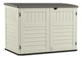 in H in and Shed, Storage Plastic W Gray, Suncast 70.5 44.25 Off-White in D 52 x x