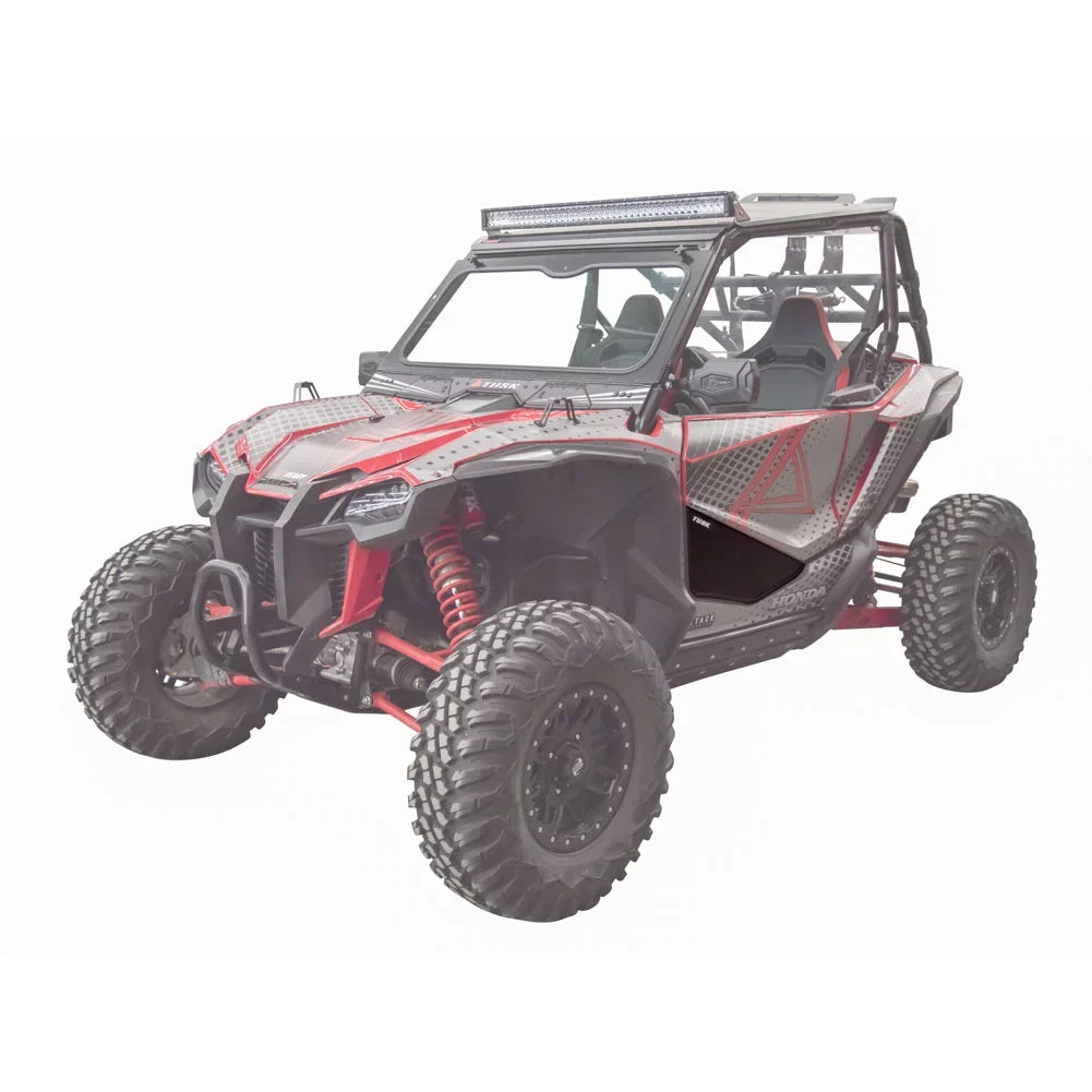 2019-2021 1000X Tusk Talon Inserts Aluminum Door For Lower Honda Black