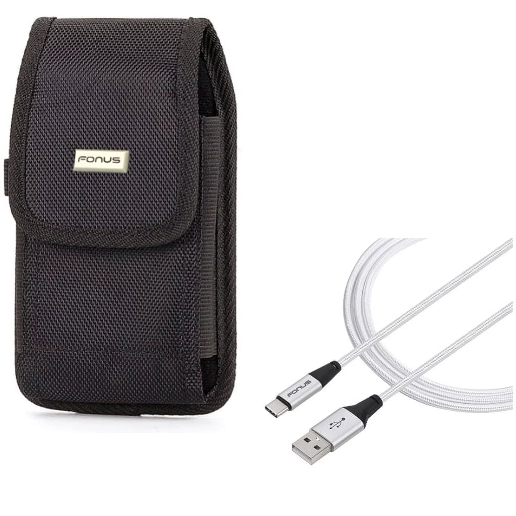 Braided Cable Legacy - Durable XL w Type-C Vivo Holster Long Motion XL 10ft XI R1J Google Blackberry 3a - Metal Rugged Case G9, Coolpad Pixel Belt BLU 3 USB Canvas Clip XL Sync for Wire Plus -