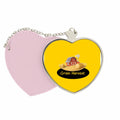 Joy Harvest Midsummer Pink Travel Heart Food Purse Mirror Makeup