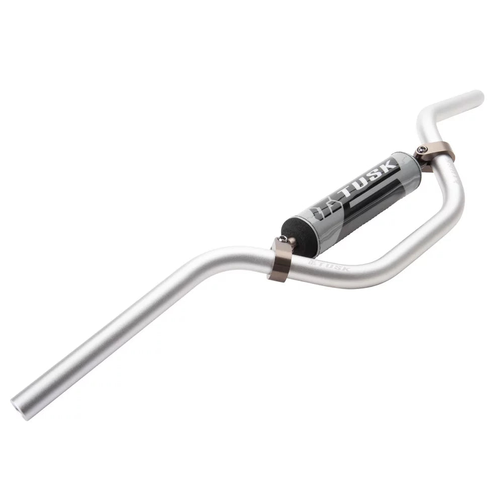 7/8" T-10 Handlebar Tusk Mini Aluminum CR3 Bend SX For LEM Silver 1997