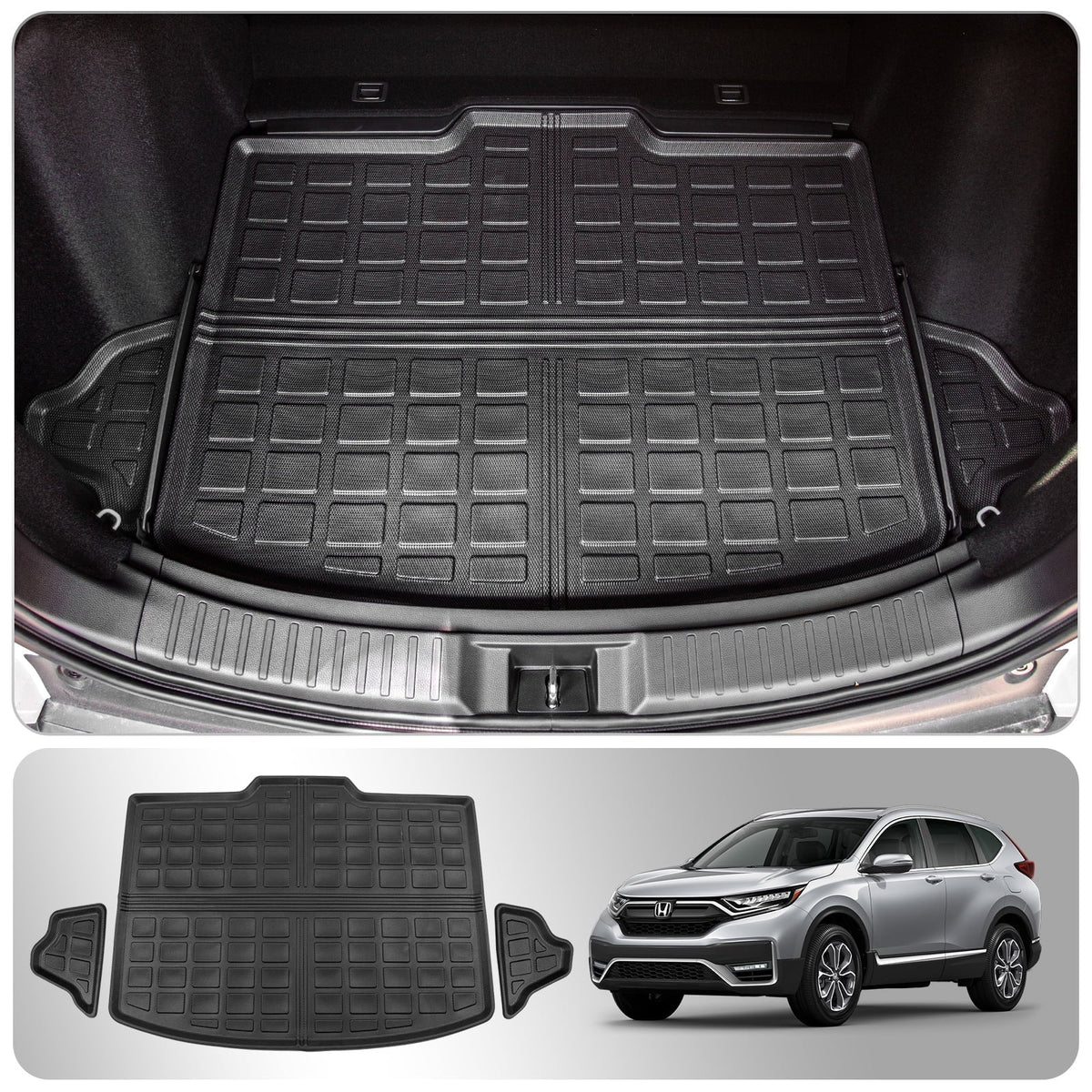 2024 Liner TPE Trunk CRV Weather Cargo CR-V All Fuel Mat Liner 2023 Fit Honda Trunk 2023 Non-Hybrid Accessories