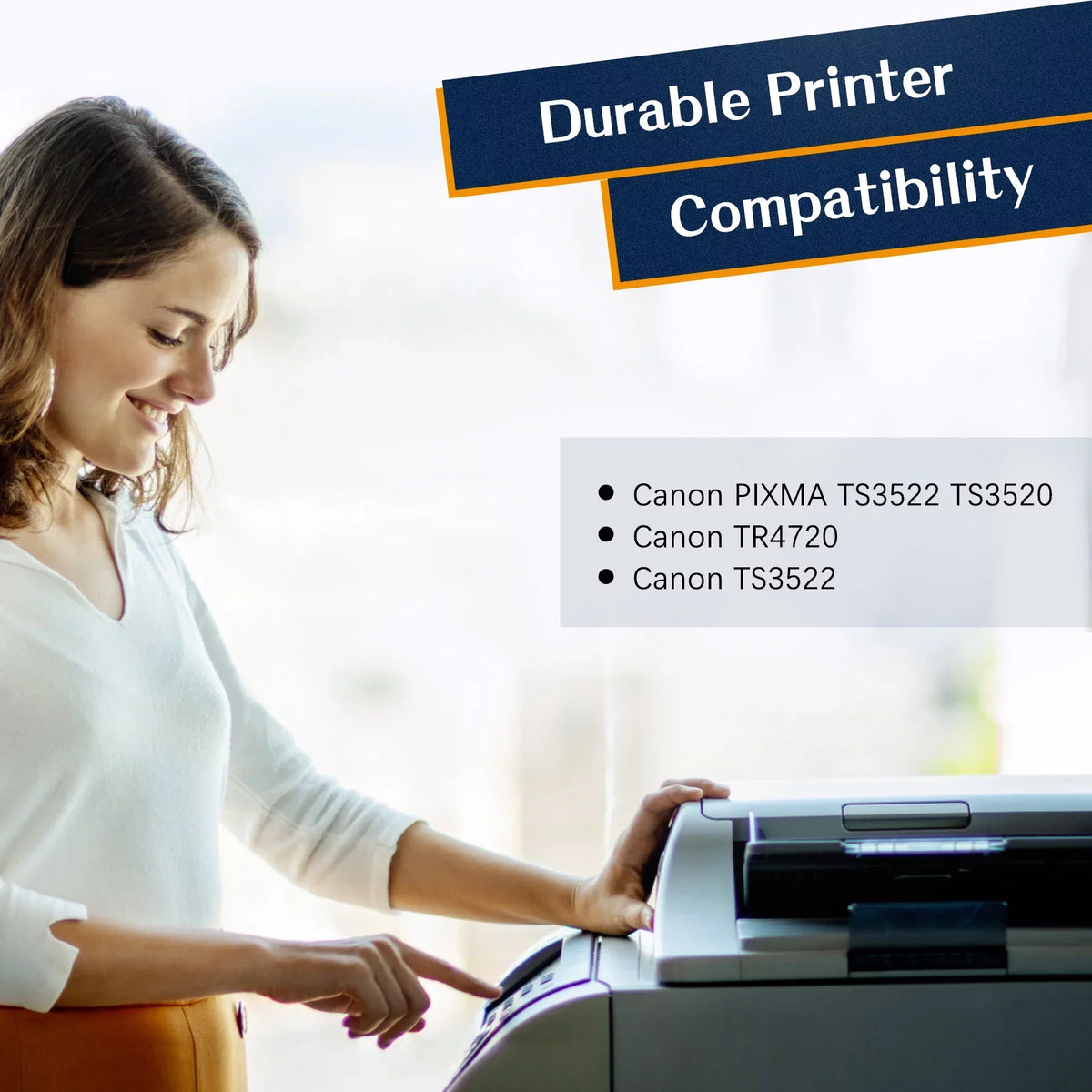 (2 Canon TS3520 275 Black for TR4700 PIXMA Printers Pack) with Compatible TS3500 PG275 XL TS3522 275XL Cartridge Ink Canon TR4720 PG-275XL