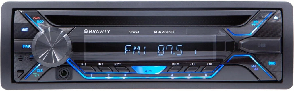 Car Bluetooth 6"x9" Bundle + CD 200w Receiver 6.5" SD, + SONY Audio 2x USB, w/ Speakers