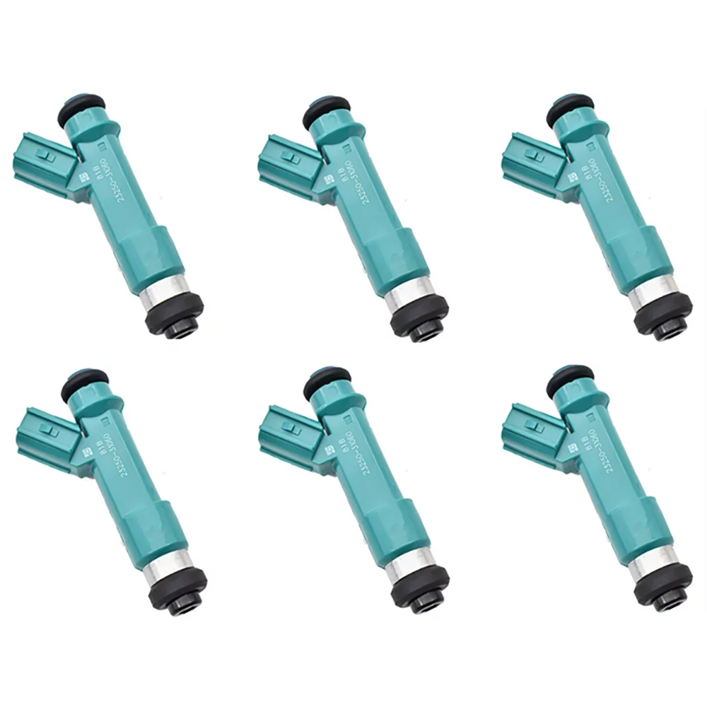 Tacoma Injectors 2005 FJ for 4.0L Set 12 Tundra 2007-2009 23209-39075 4Runner 23250-31060 Fuel Of 6pcs Holes Nozzles 4.0L 2003-2009 FJ787 Cruiser Replacement 4.0L Set