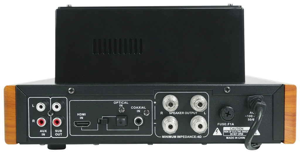 Bluetooth Rockville Tube WD Receiver Amplifier/Home Tower (2) + Speakers BluTube