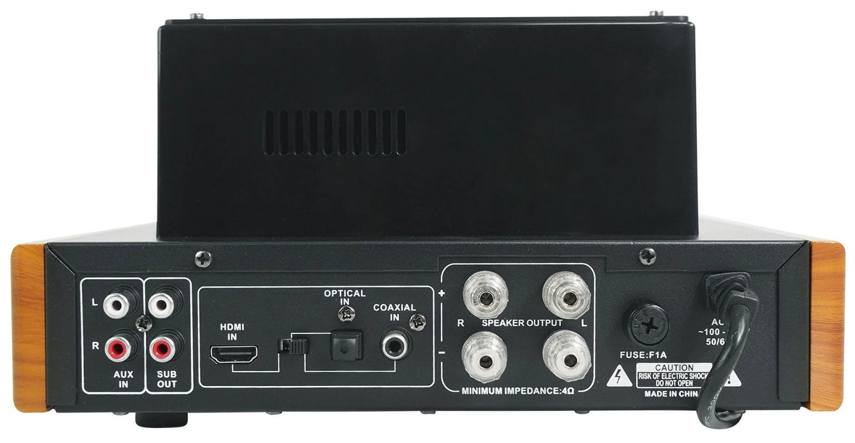 Bluetooth Rockville Tube WD Receiver Amplifier/Home Tower (2) + Speakers BluTube