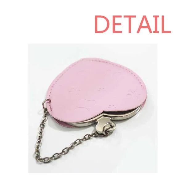 Joy Harvest Midsummer Pink Travel Heart Food Purse Mirror Makeup