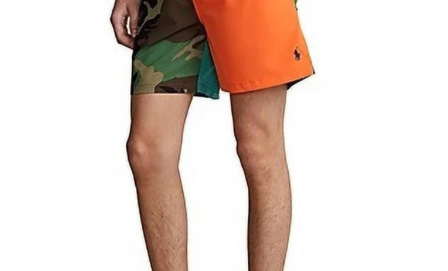 Ralph Polo Men's Trunk Classic Traveler X-Large Green Size Swim Lauren
