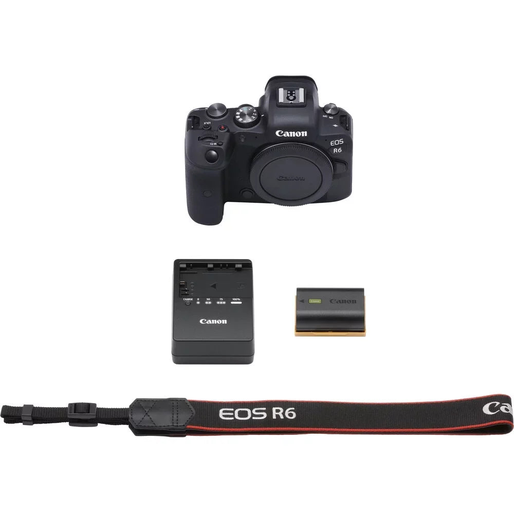 Mirrorless - Only EOS Basic Body Camera Bundle 4082C002 Canon R6