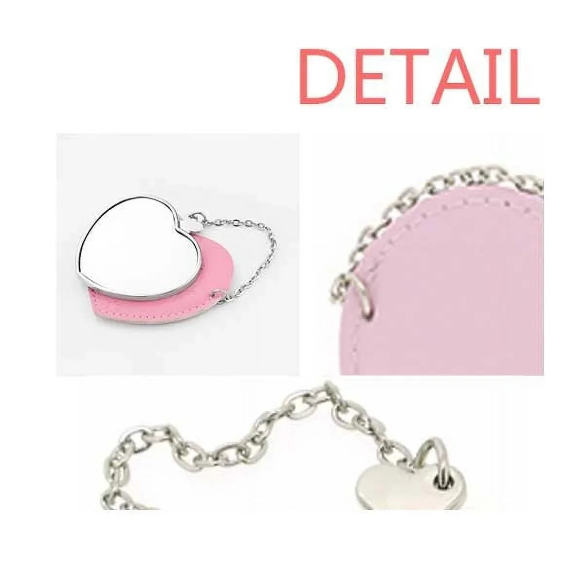 Mirror Purse West East Dragon Animal Heart Travel Myth Makeup Pink