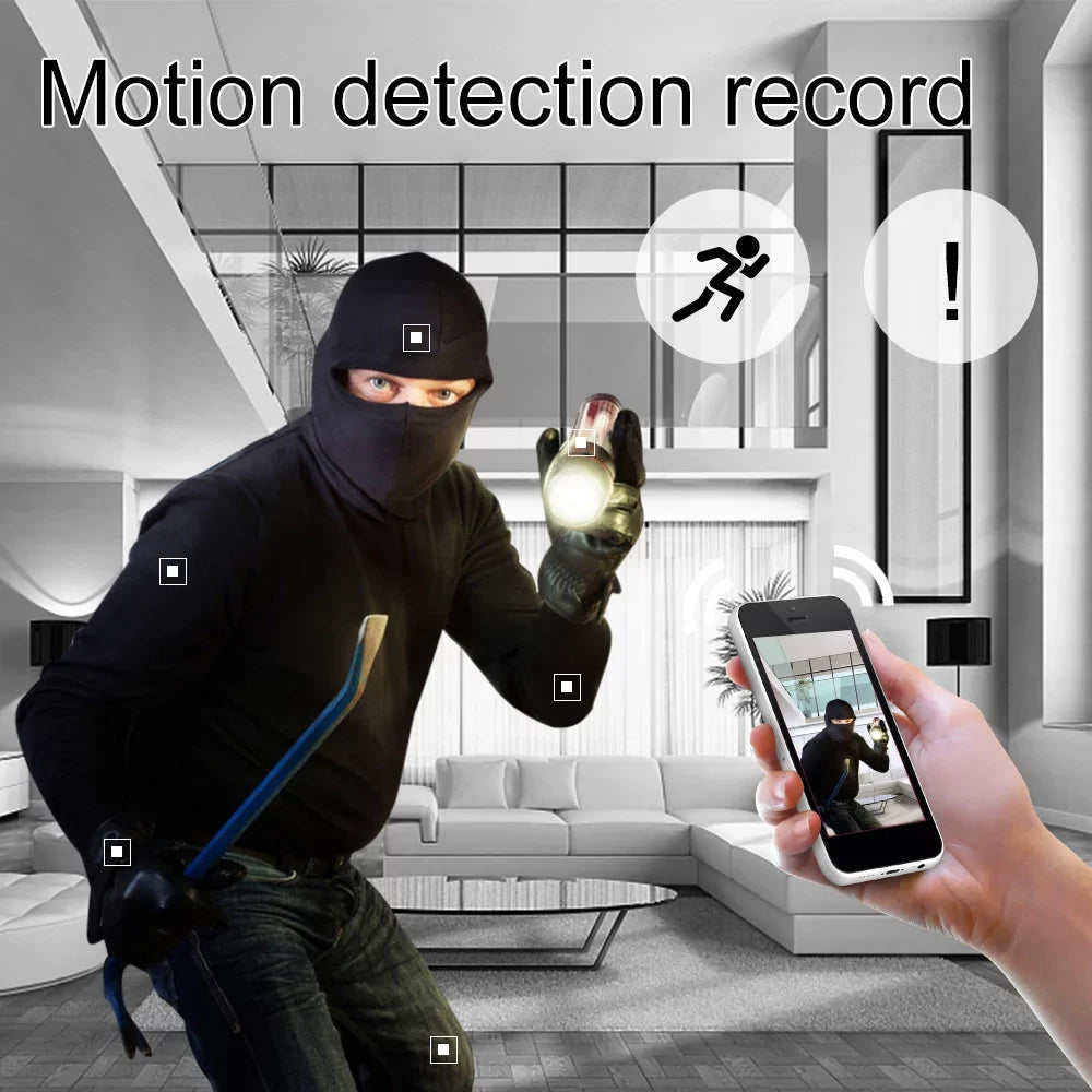 HDD) Remote KKmoon Recorder Monitoring Home High (NO DVR AHDAnalogTVICVI/ for office Full 1080P System kit CCTV Definition 4CH Plug Digital Phone Video DVR P2P