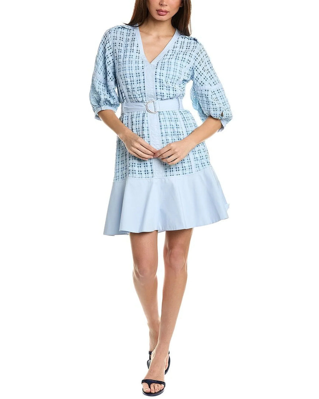 Check womens Lim 3.1 Blue Taffeta 4, Dress, Phillip