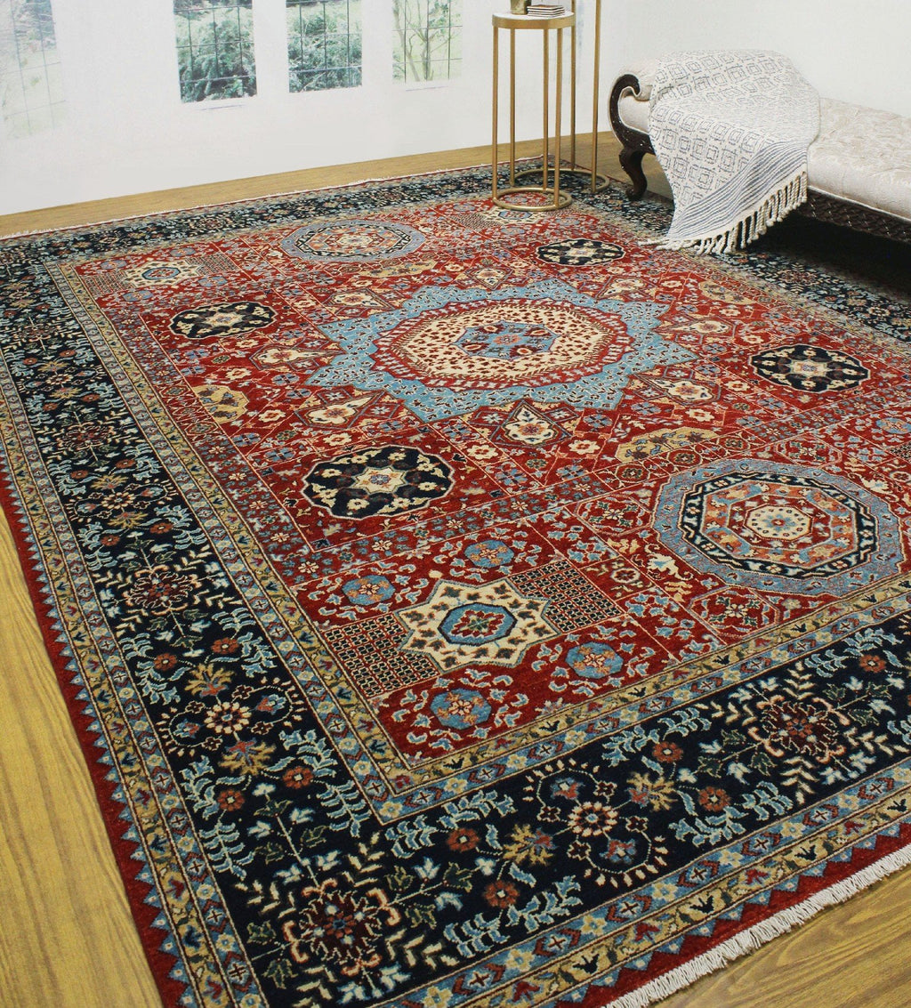 11'11" 8'10" Rug, Mervin x Aria Red/Blue