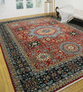 11'11" 8'10" Rug, Mervin x Aria Red/Blue