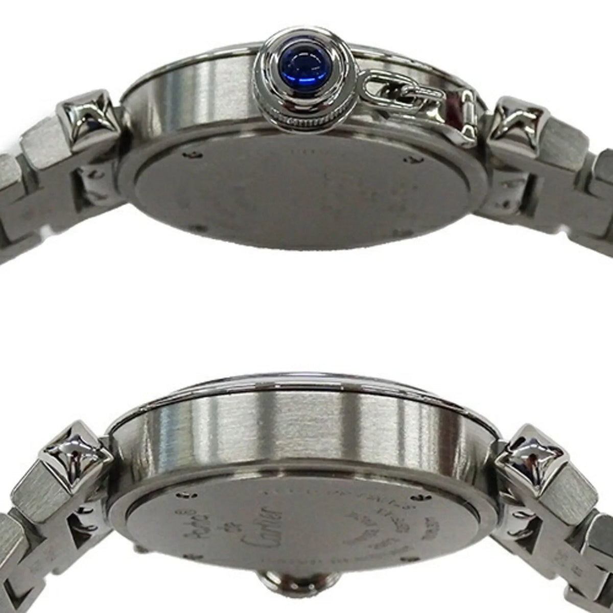 Quartz, W3140007, Miss Ladies Pasha Stainless Polished Pre-Owned (Good) SS, Cartier Steel, Silver, Watch,