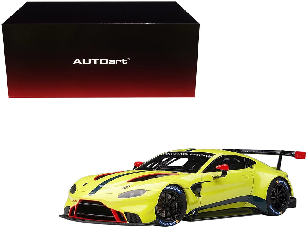 Vantage 1/18 PRO Martin Autoart Presentation Model Aston Car Car Green 2018 Mans GTE by Metallic Lemon Le