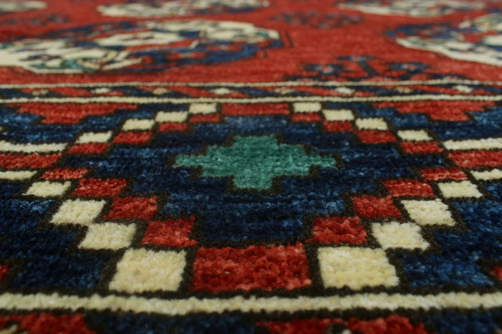 9'10" Maysa 8'3" Rug, Aria x Red/Blue