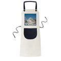 Poster Linen Luxury Cotton Pinafore BBQ Bib Giant Pocket Cruise Kitchen Adjustable Ship Apron
