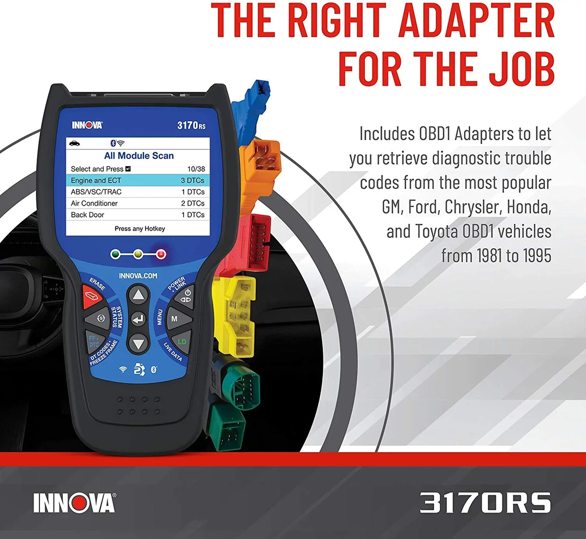 INNOVA Vehicle FixAssist Bluetooth Code 3170RS Scanner Diagnostic Reader