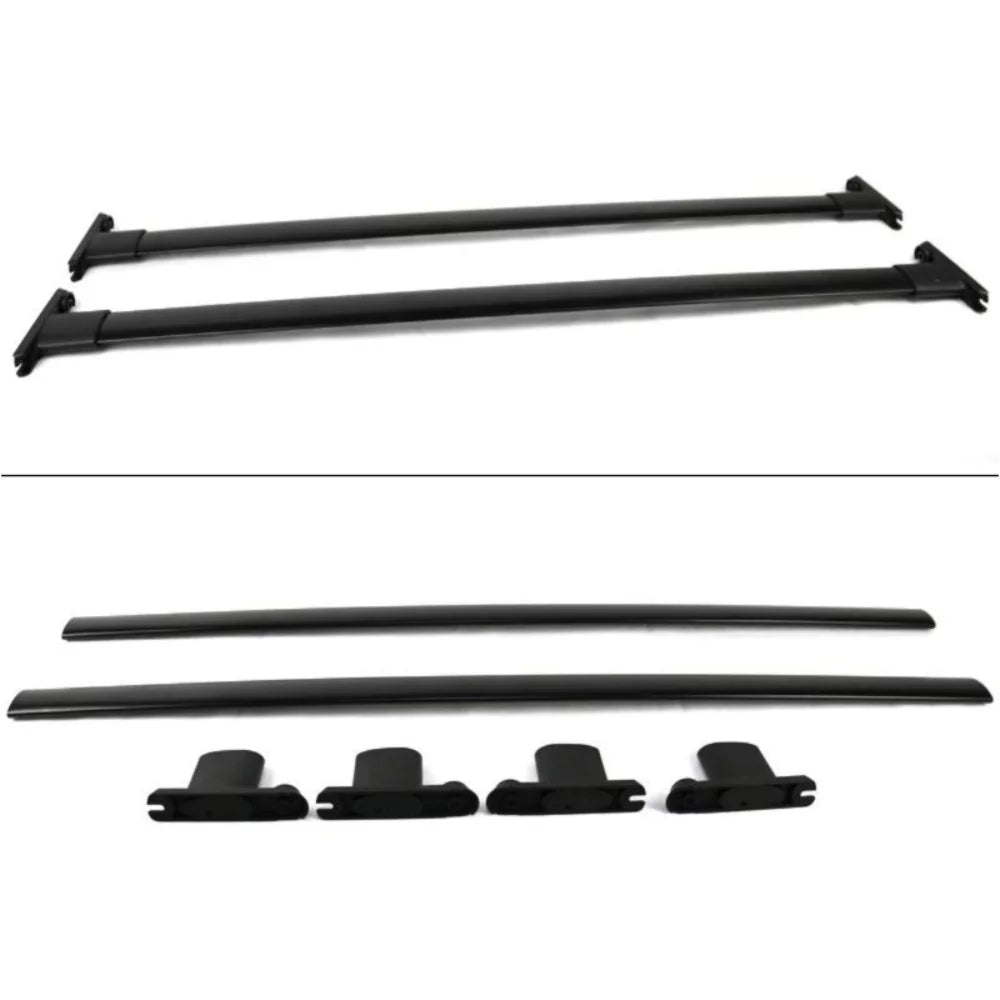 Ford 2Pc Police Interceptor Explorer Aluminum Roof Bar Rack Utility Black For