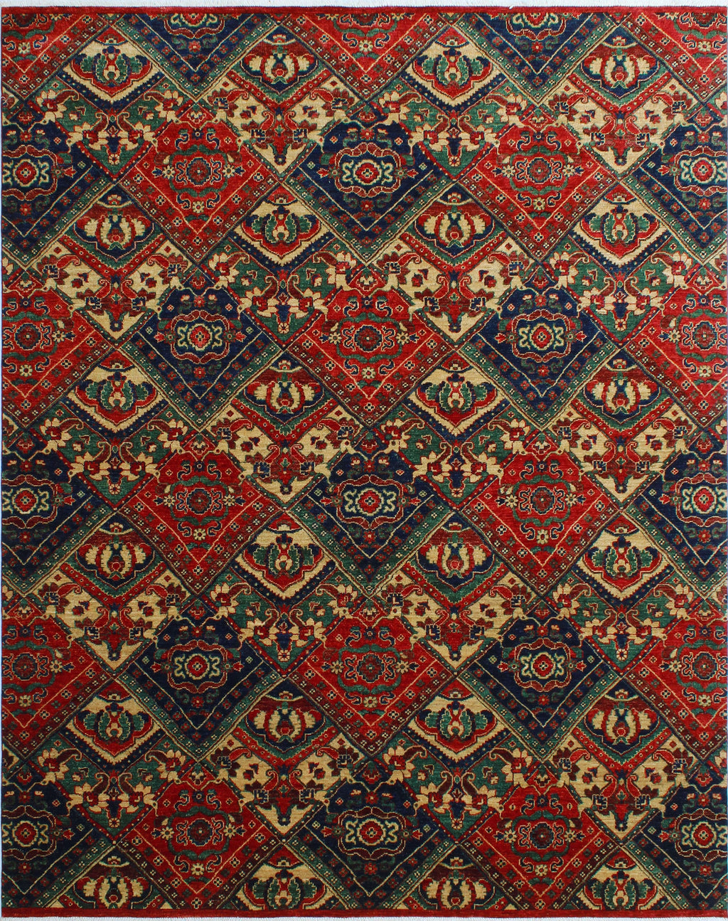 x 9'10" Aria Rug, Reggie 7'11" Red/Blue