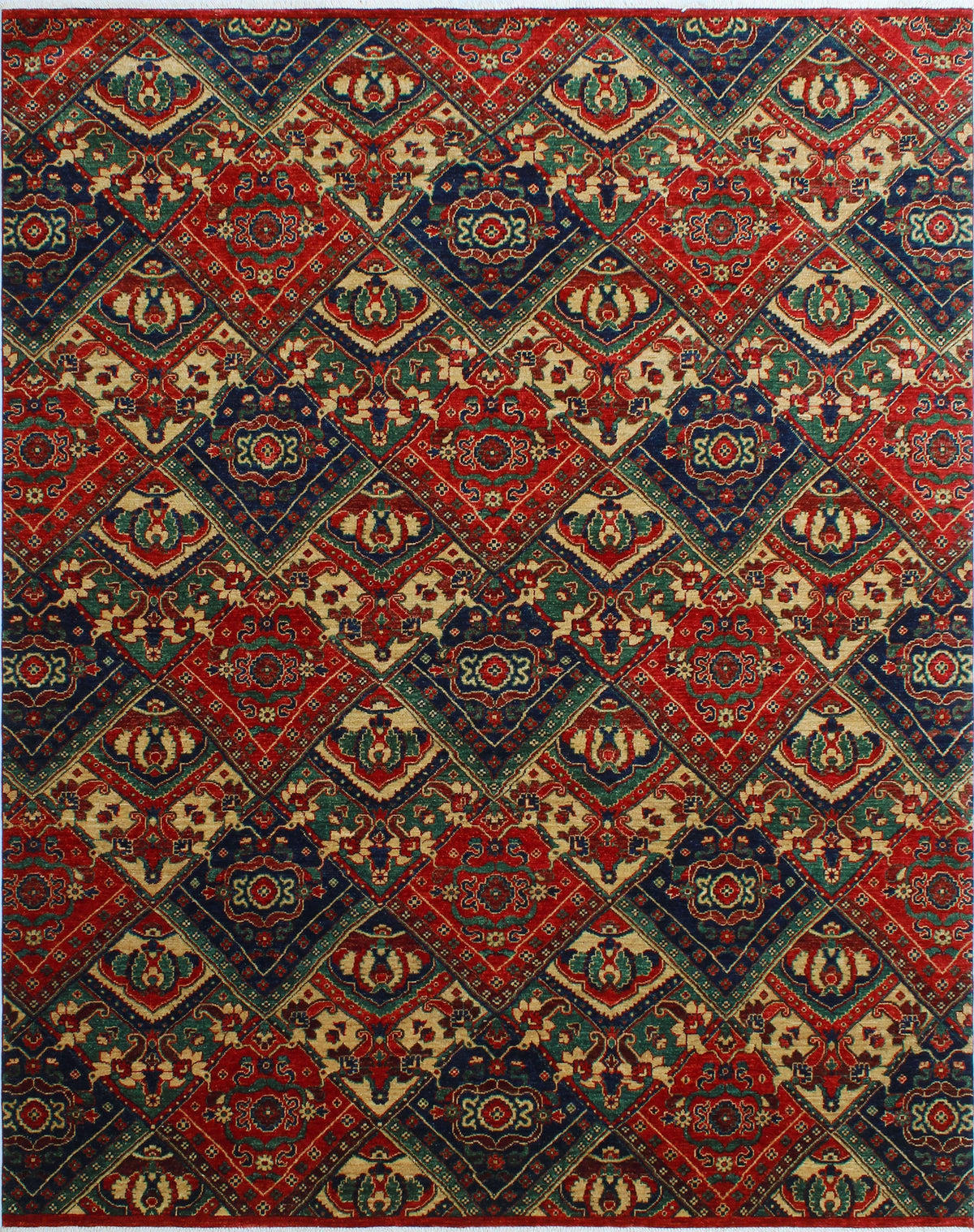 x 9'10" Aria Rug, Reggie 7'11" Red/Blue