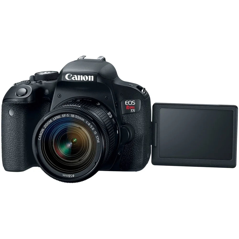 Lens Rebel Flash Memory T7i/800D with Kit 18-55mm EOS & Canon DSLR Camera