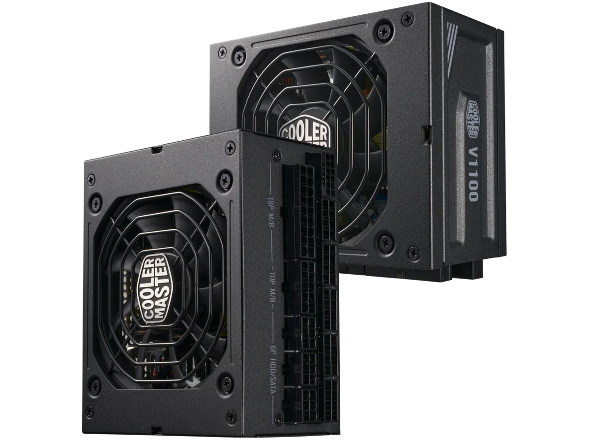 Form Fully Platinum Cooler SFX, Included, ATX Efficiency, Modular, V1100 1100W 80+ SFX ATX3.0, Fully Platinum Master Bracket Factor (MPZ-B001-SFAP-BUS) SFX