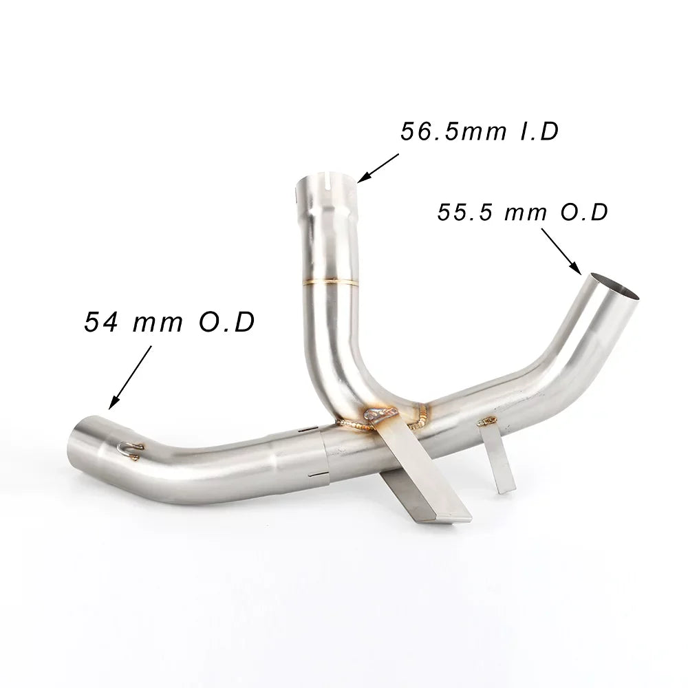 Pipe 2016 On Slip Motorcycle 2019 MTS1200 Multistrada Link Ducati Mid Exhaust GFYSHIP For to 1200 Enduro