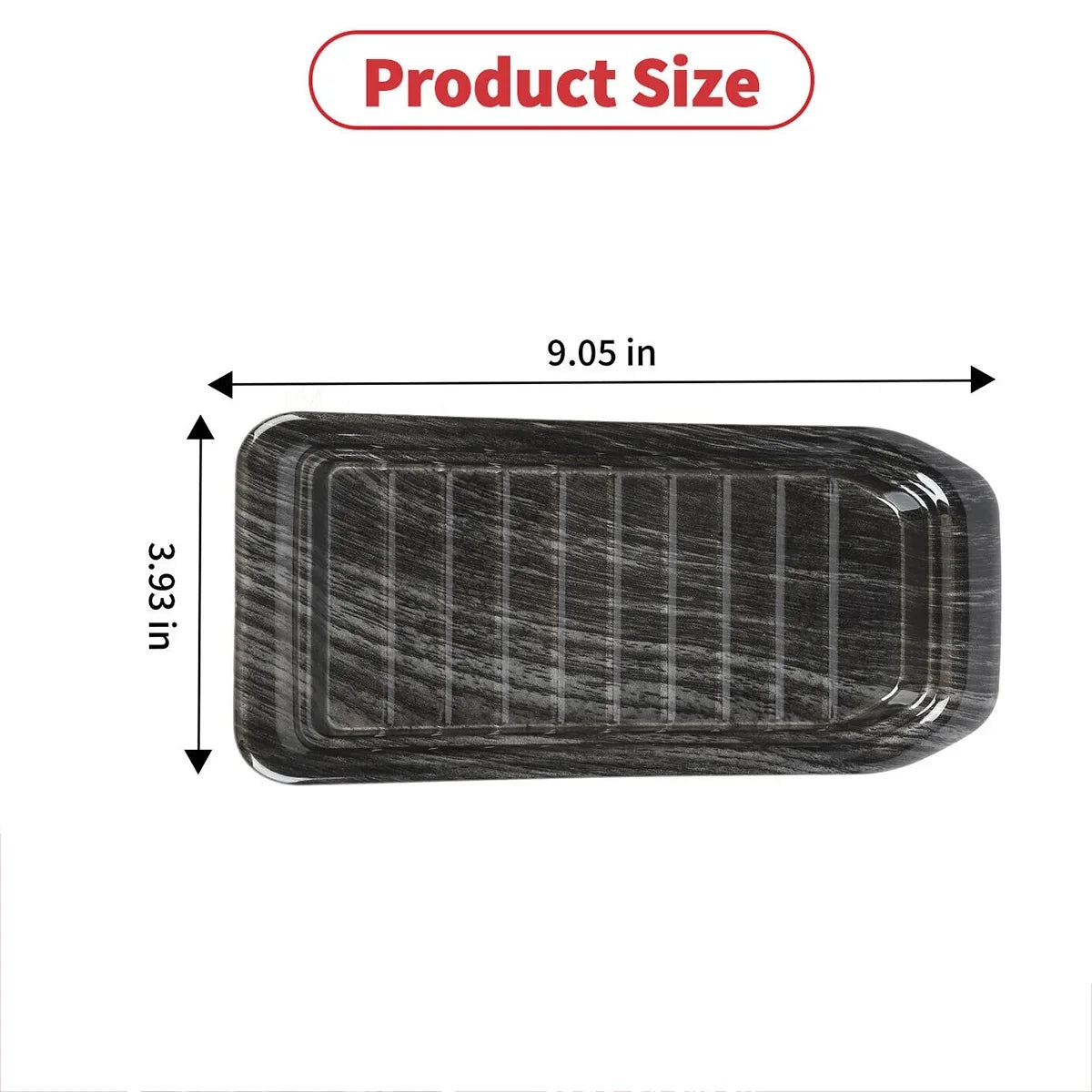 2022 Trim Box SIERRA 2020 Fit Silverado 2021 Chevy Cover Wood Black Storage Tahoe Grain Armrest Center For 2019 Suburban