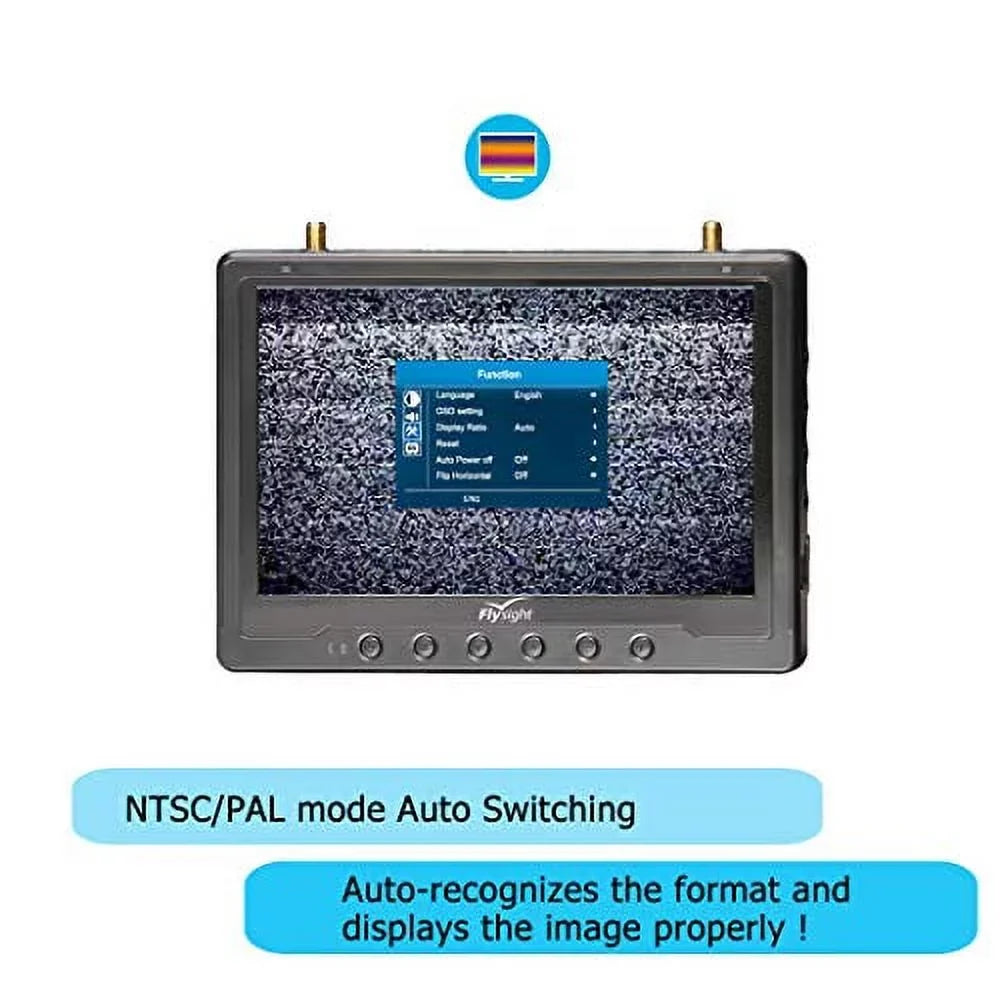 HDMI and with FPV for DJI RC801 Monitor BLACK Ground Phantom Inch DVR (RC801DSMA) Diversity 5.8Ghz Performance Monitor Monitor FPV FPV Perfect Flysight Inspire FPV Monitor7 Drone PEARL