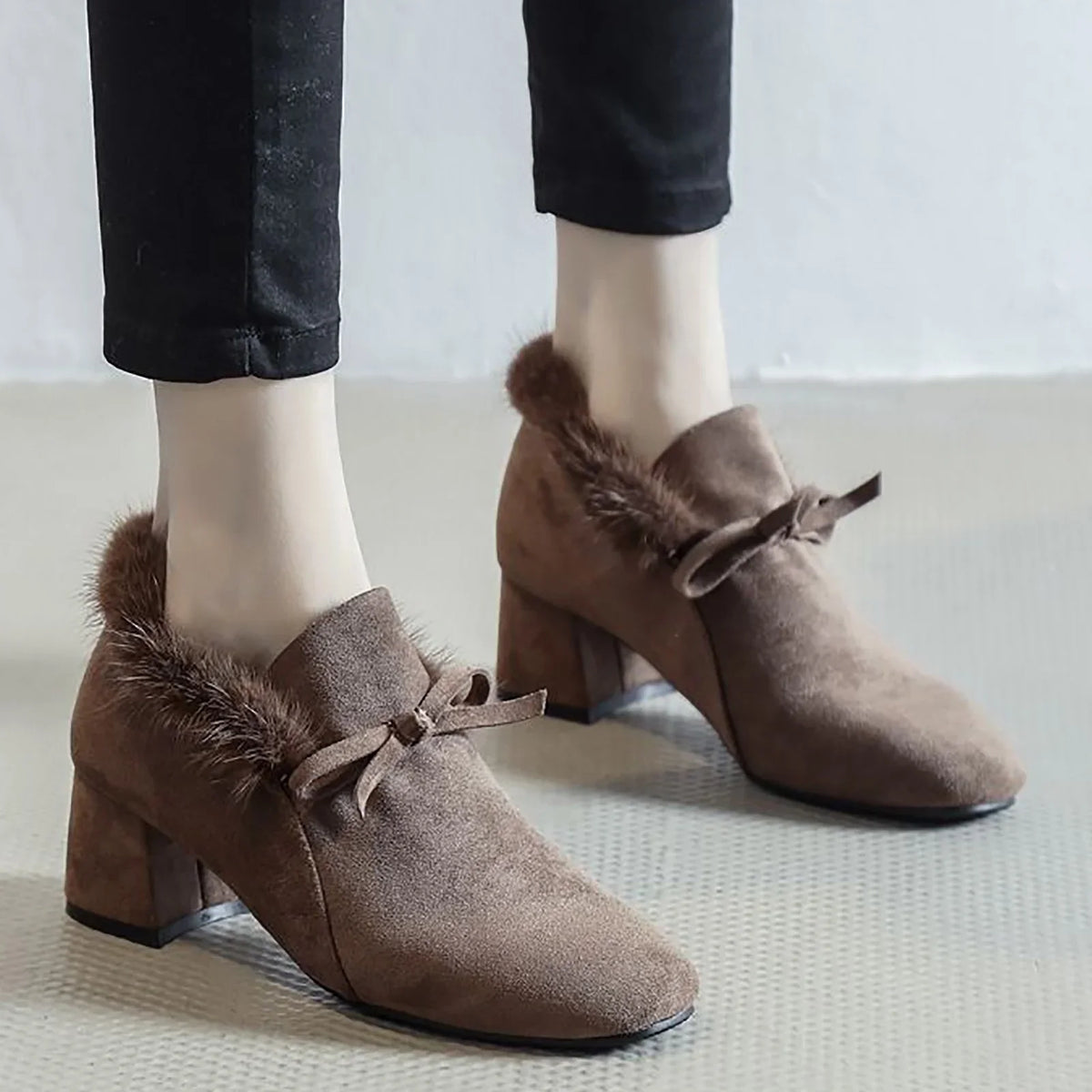 for Plush Shoes Warm Platform Women Dress Thick Ladies Shoes Snow Boots Ankle Walking Shoes 2023 PMUYBHF Flat Durable Winter