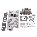Carb And 2031 Kit Edelbrock Manifold Single-Quad