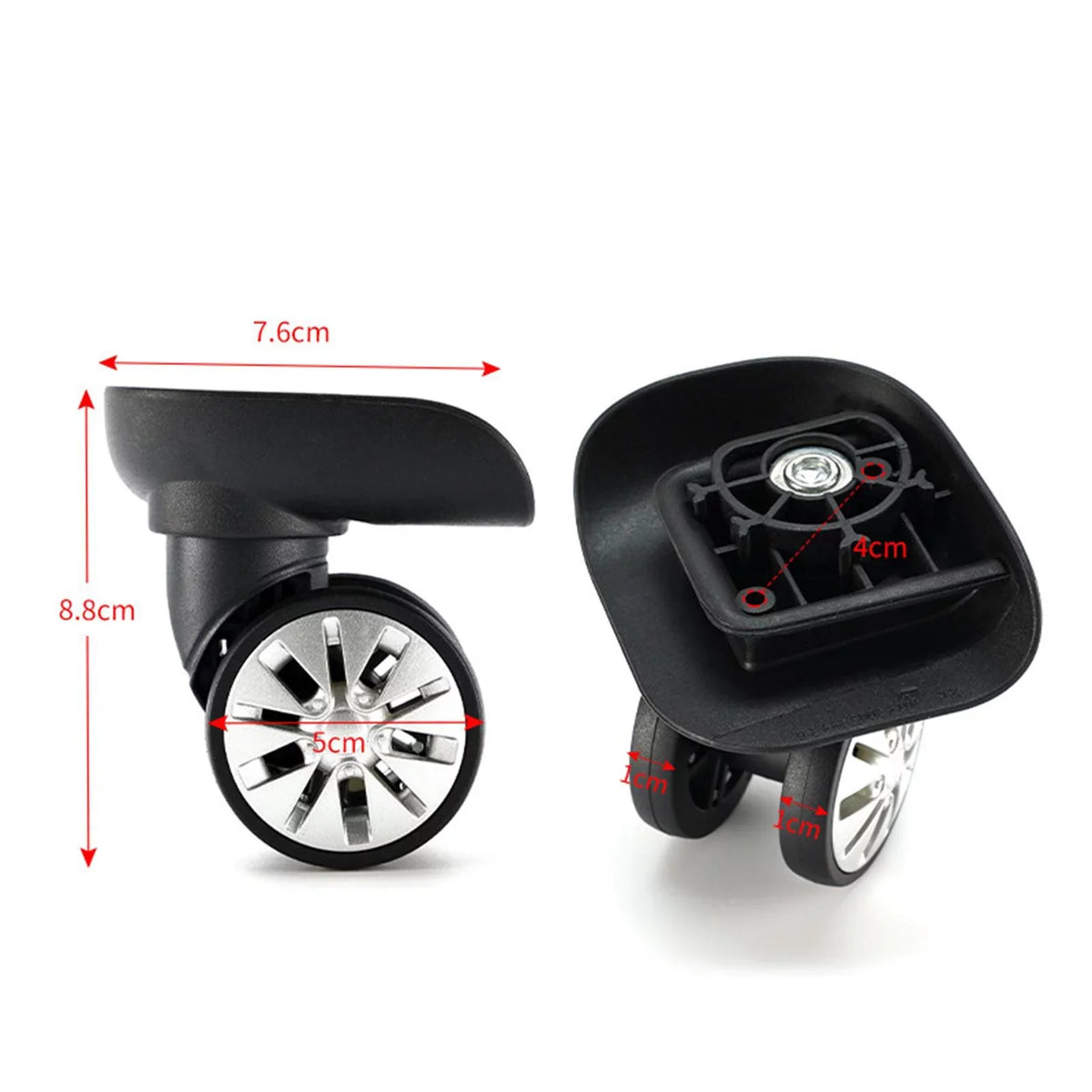 Caster Trolley Wheels Wheels for 4Pcs Replacement Suitcase Case Luggage Bag