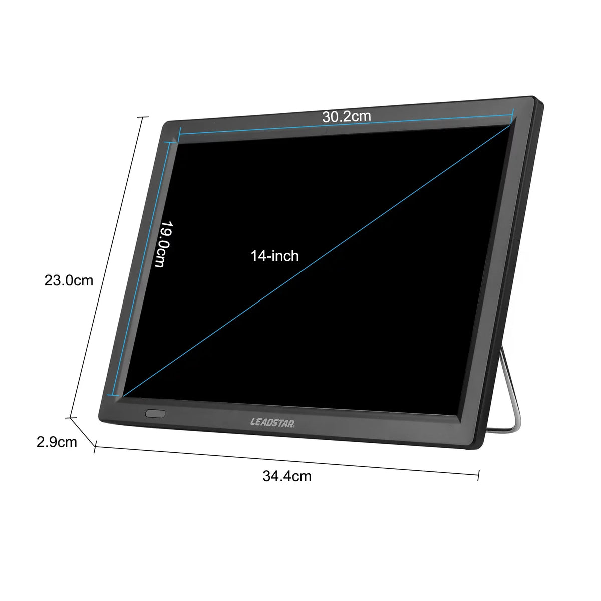 14-inch ATSC Disk TV with LEADSTAR Remote Playback U Car Television D14 Player Player Control Card Portable Digital TV