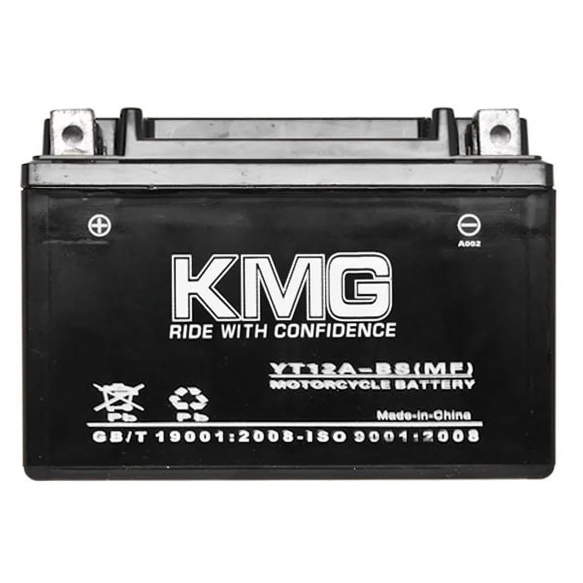 Scooter ATV OEM YT12A-BS with 2005-2012 Snowmobile 1000 Free Powersport Replacement Battery KMG High Motorcycle SMF Compatible Sealed Maintenance GSX-R1000 Suzuki Battery Performance 12V