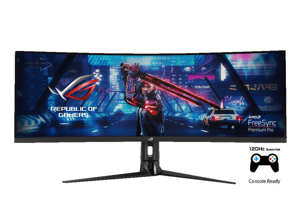 49-inch HDR, Ultra-Wide Strix Super HDR DisplayHDR™ 90%, Shadow 400, Boost 2 32:9 1080), XG49VQ ROG x (3840 Monitor FreeSync™ — 144Hz, Gaming DCI-P3: