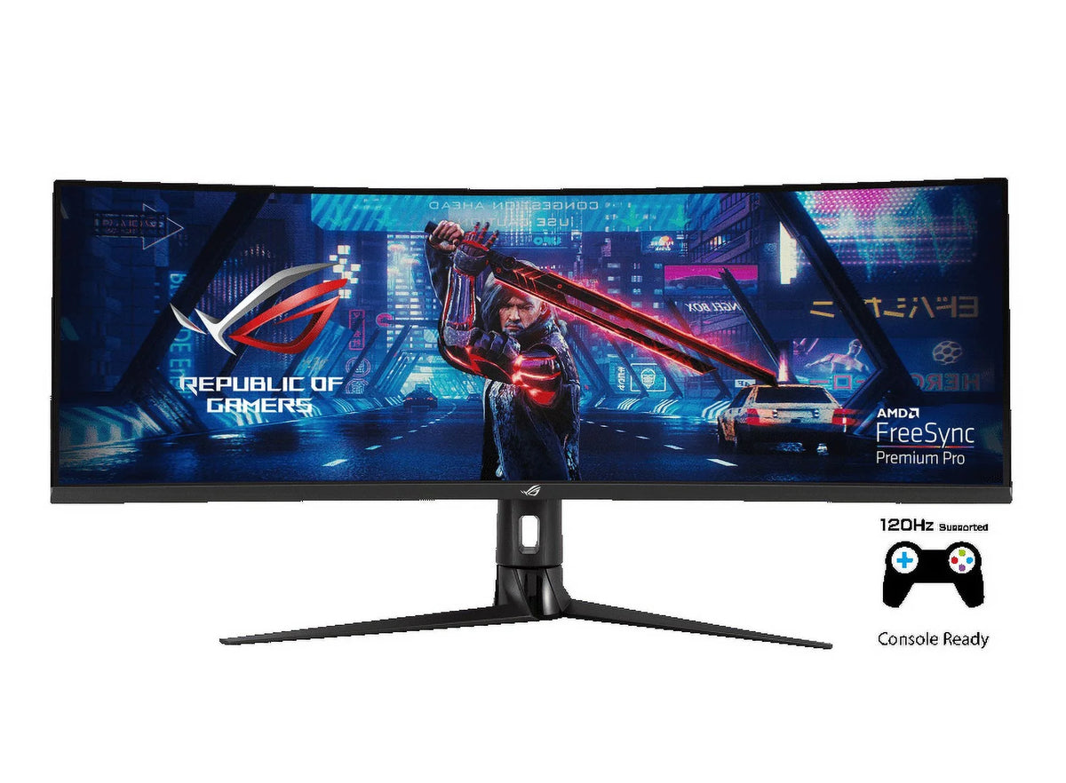 49-inch HDR, Ultra-Wide Strix Super HDR DisplayHDR™ 90%, Shadow 400, Boost 2 32:9 1080), XG49VQ ROG x (3840 Monitor FreeSync™ — 144Hz, Gaming DCI-P3: