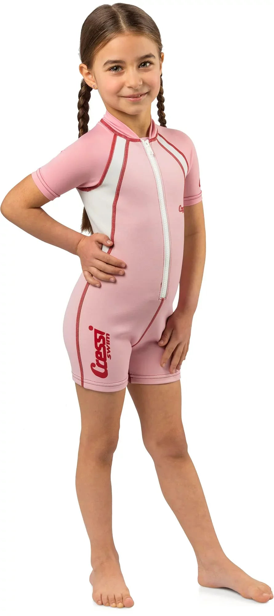 Pink Wetsuit Girls 1.5mm (Pink, Shorty X-Large) Cressi