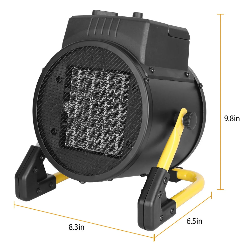 Electric 1500W Desk Adjustable Ceramic Protection Temperature Bedroom Fan Portable with Personal Overheat Office Space Heater iMounTEK for Heater