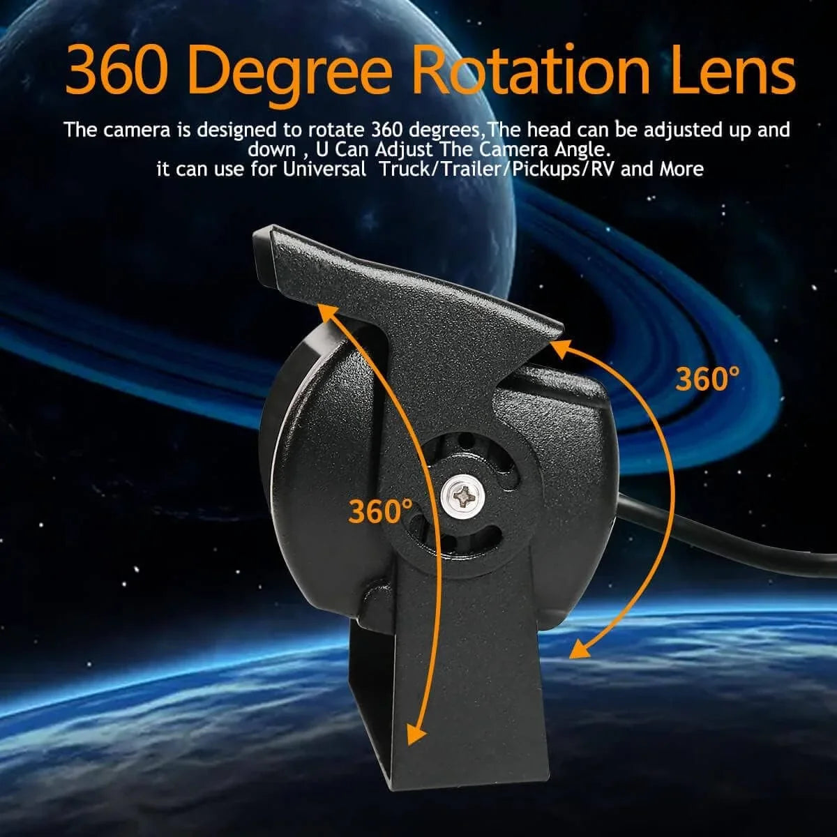View Camera Bus Backup Reverse Vision, Rear IP68 IR Camera with Backup for Waterproof Parking 18 Car Truck Night