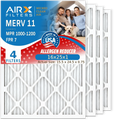 Premium FILTERS Pack WICKED to by CLEAN Comparable MPR Filters 16x25x1 MPR 16x25x1 FPR Made AIR. 11 4 Air & Pleated Air 1000, Electrostatic Furnace 1200 Filter Filter USA AIRX Conditioner 7 MERV HVAC