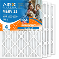 by AIR. 11 Conditioner to WICKED Furnace MPR 1200 14x24x1 & FILTERS Made Pleated Electrostatic AIRX Air 4 Filter 14x24x1 Air FPR Premium Filter Pack CLEAN Filters 7 MERV HVAC Comparable USA 1000, MPR