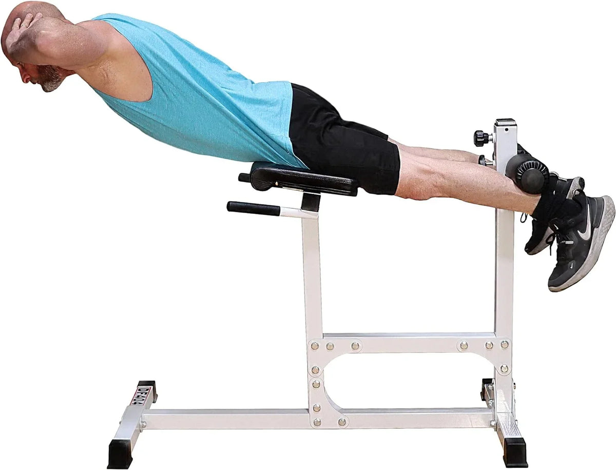 Strength DF404 – Hyper – By Bench Adjustable Capacity Hyperextension For Station 400 Extension Chair Fitness Fully LBS Back Training Exercise